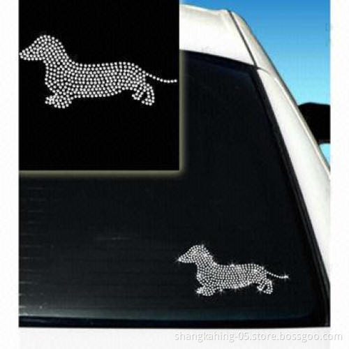 Bling rhinestone car sticker with eco-friendly waterproof, UV material